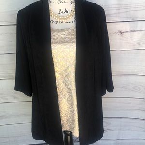 Chico’s Travelers Black Jacket 🥀 NWT